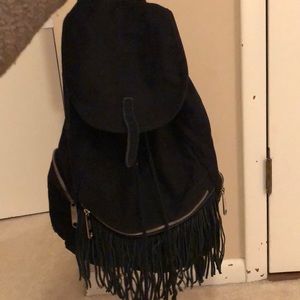 VA PINK black backpack